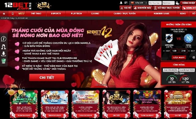 Tại sao nên tham gia cá cược tại nhà cái 12bet?